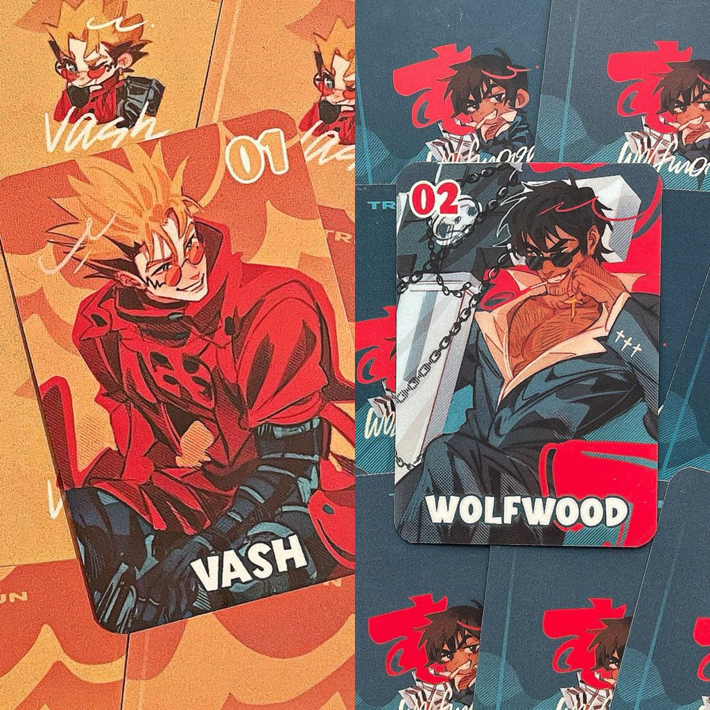 Trigun Vash – Wolfwood | Laminated Cards 62×88 mm