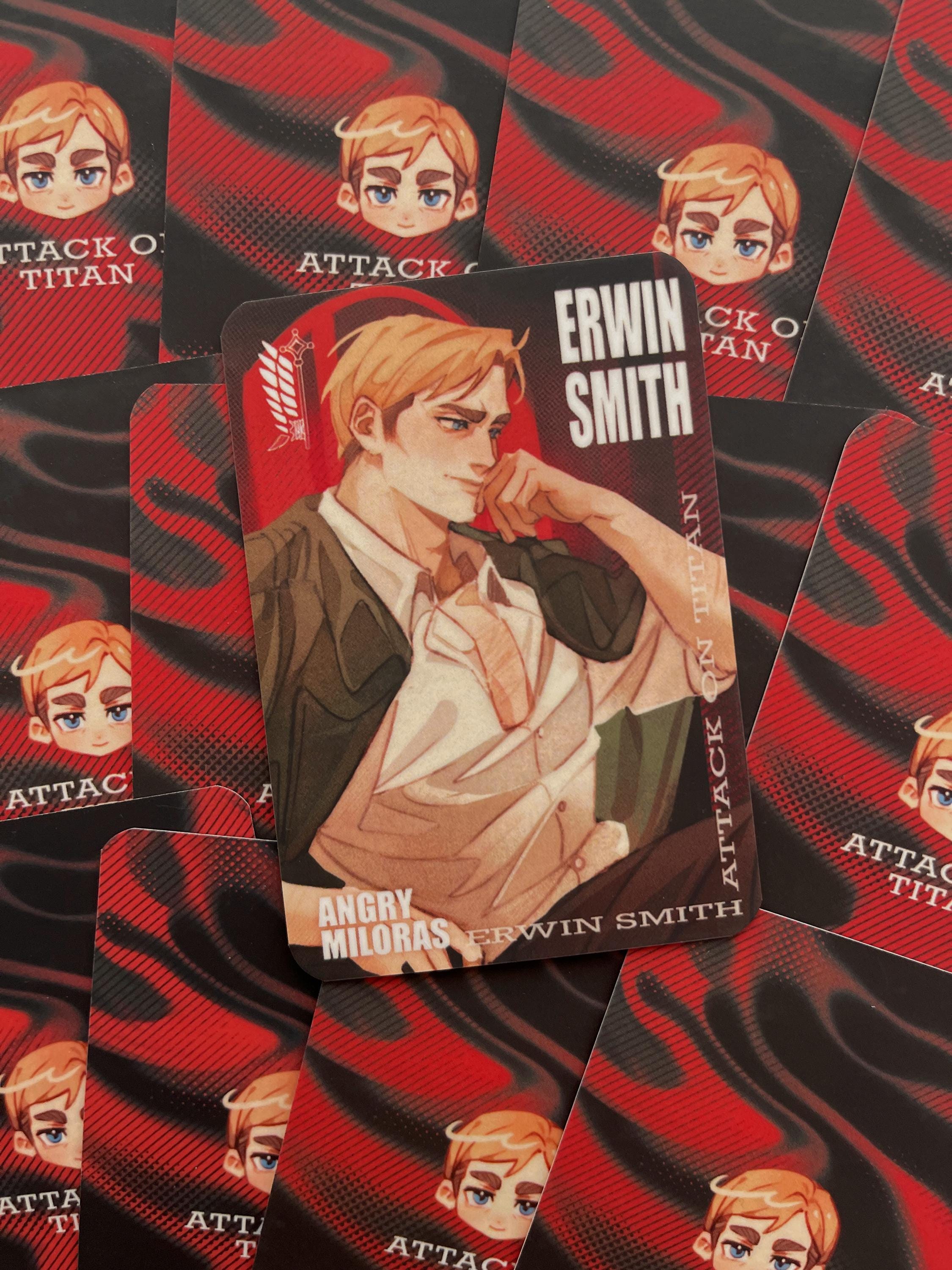 Attack on Titan laminated cards 62×88 mm – Levi & Erwin