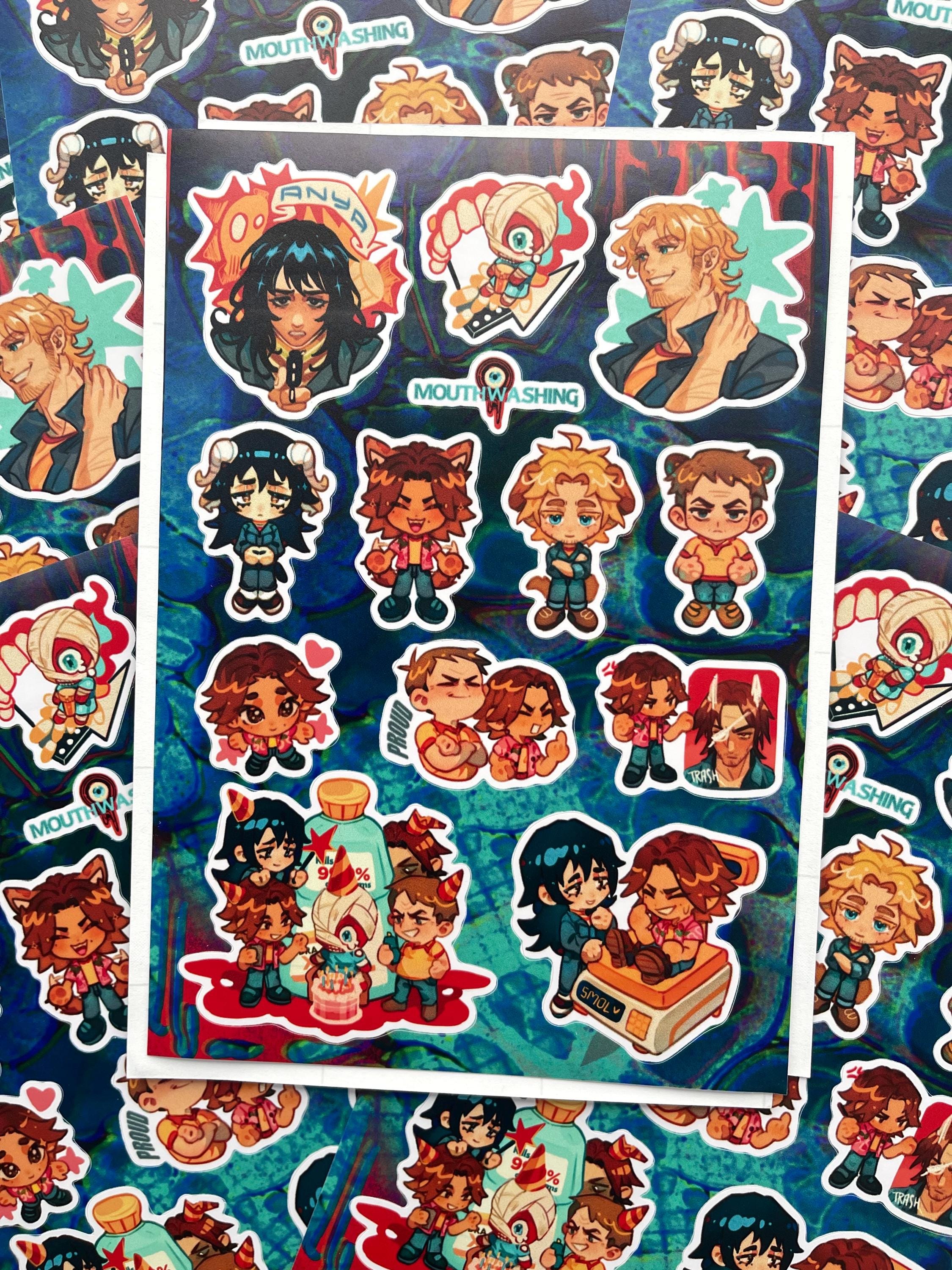 Sticker pack Mouthwashing | 140x210 mm (a5)