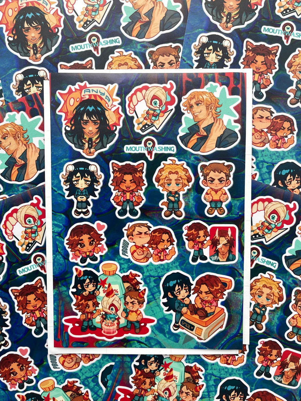 Sticker pack Mouthwashing | 140x210 mm (a5)