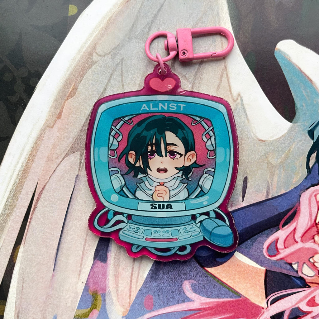 Alien Stage Acrylic Keychain – Mizi / Sua / Ivan Till – 6×8 cm