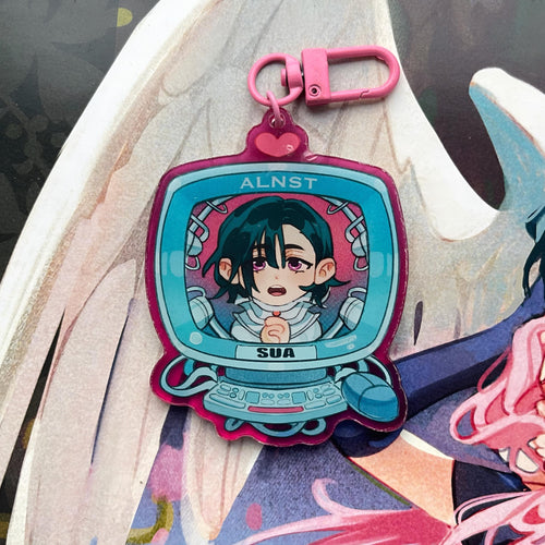 Alien Stage Acrylic Keychain – Mizi / Sua / Ivan Till – 6×8 cm