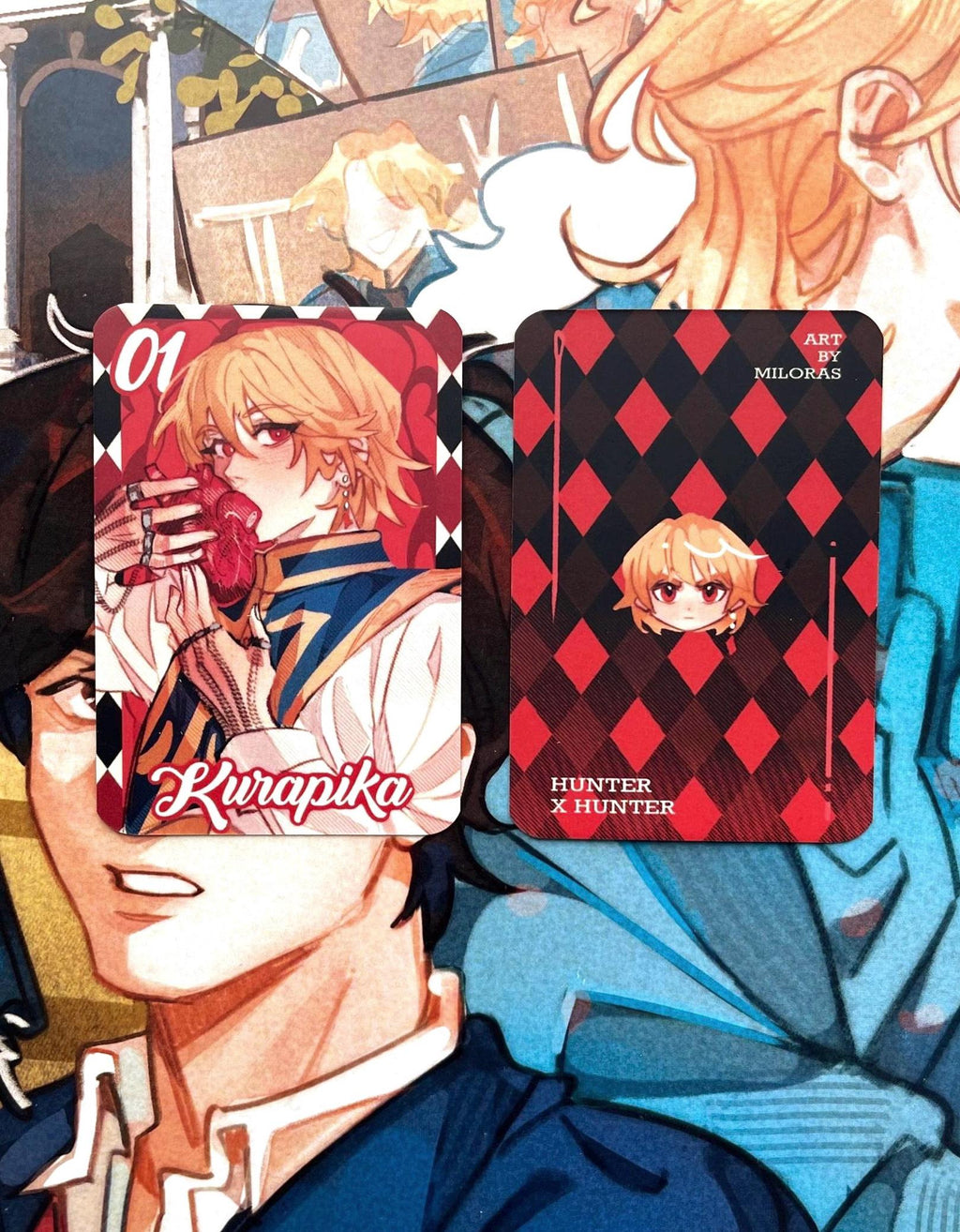 Hunter × Hunter laminated cards 62×88 mm – Kurapika & Leorio