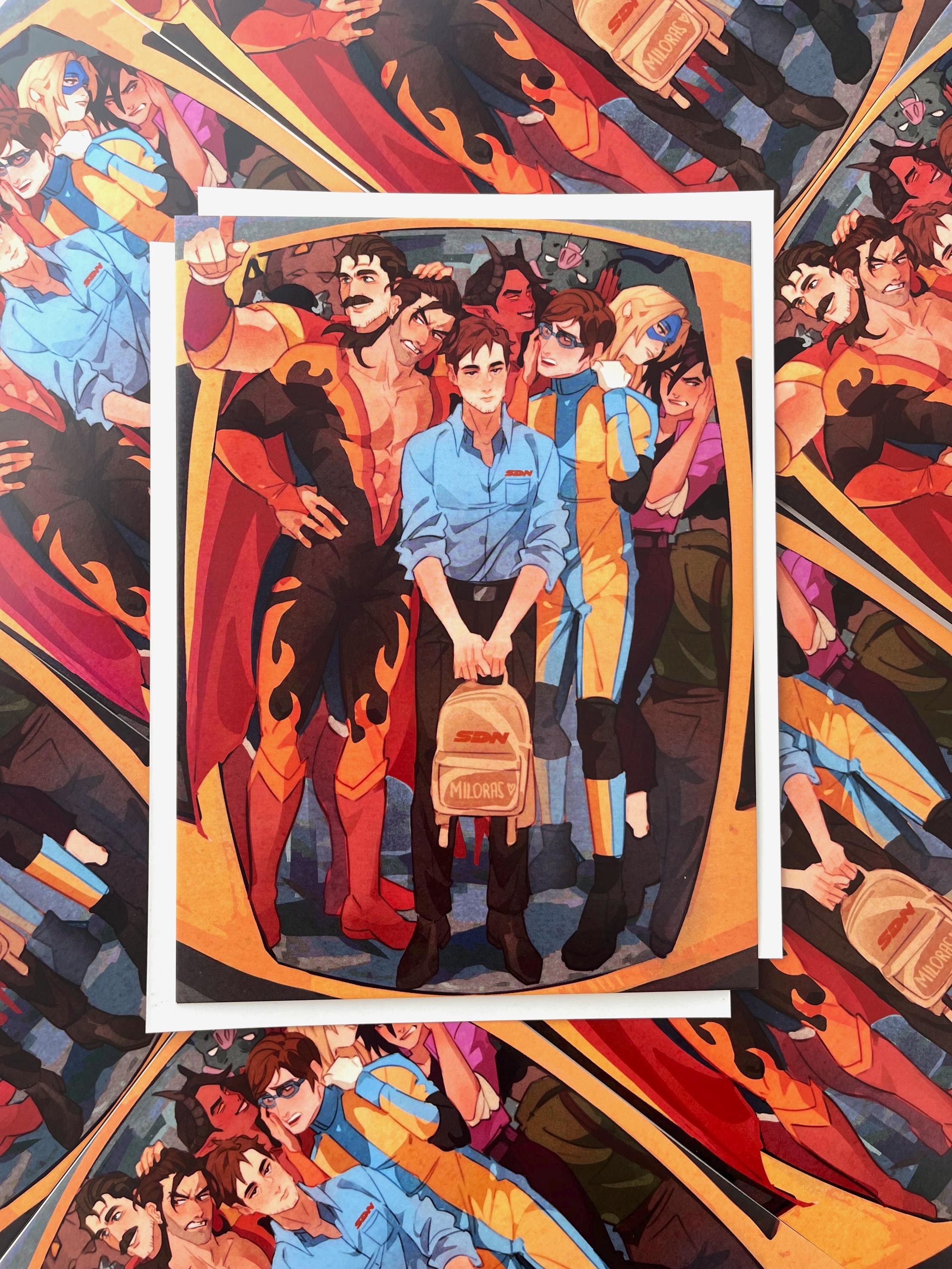 Sonar & Malevola | All Characters Art Print | Dispatch