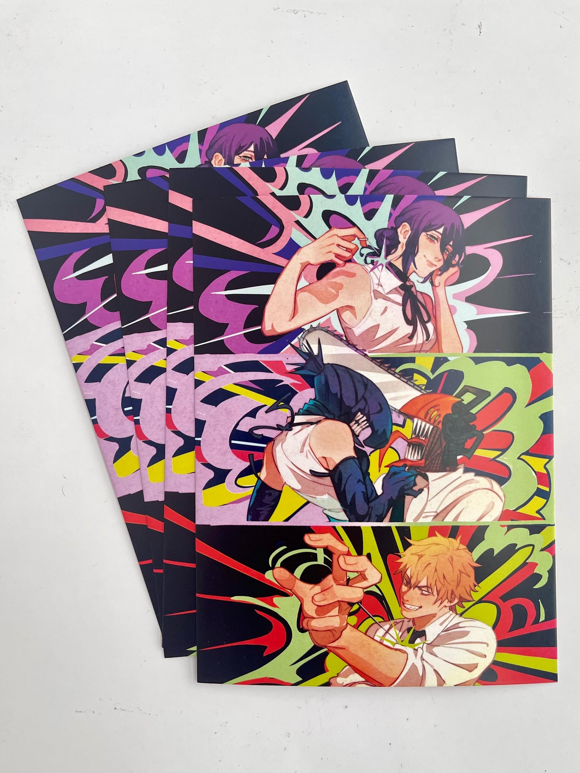 Reze x Denji & Akiangel | All Characters Art Print | Chainsaw man
