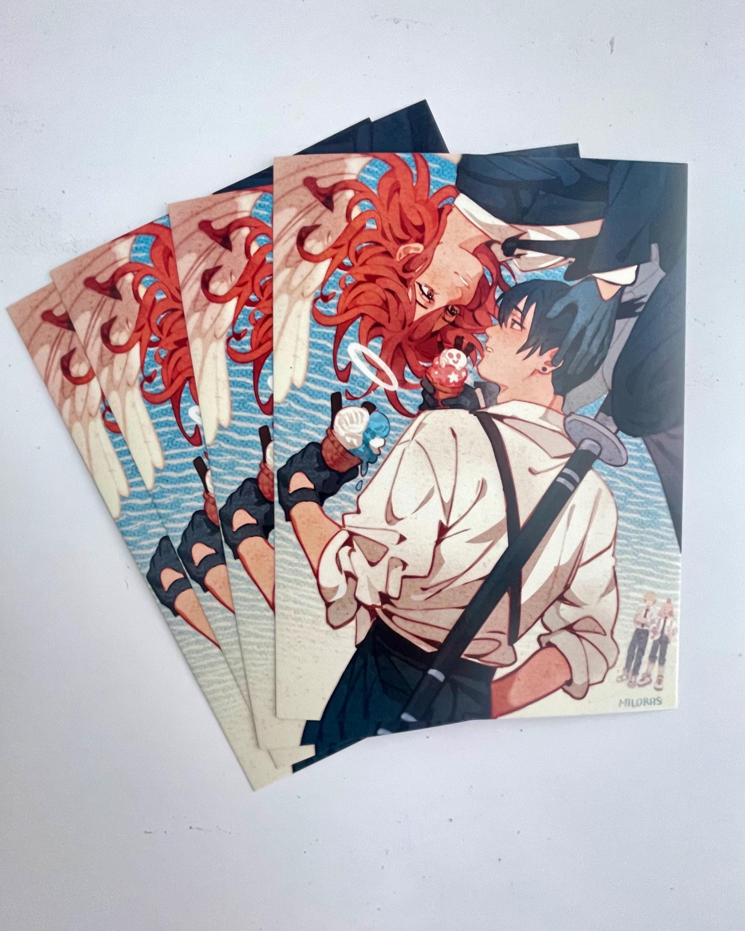 Reze x Denji & Akiangel | All Characters Art Print | Chainsaw man