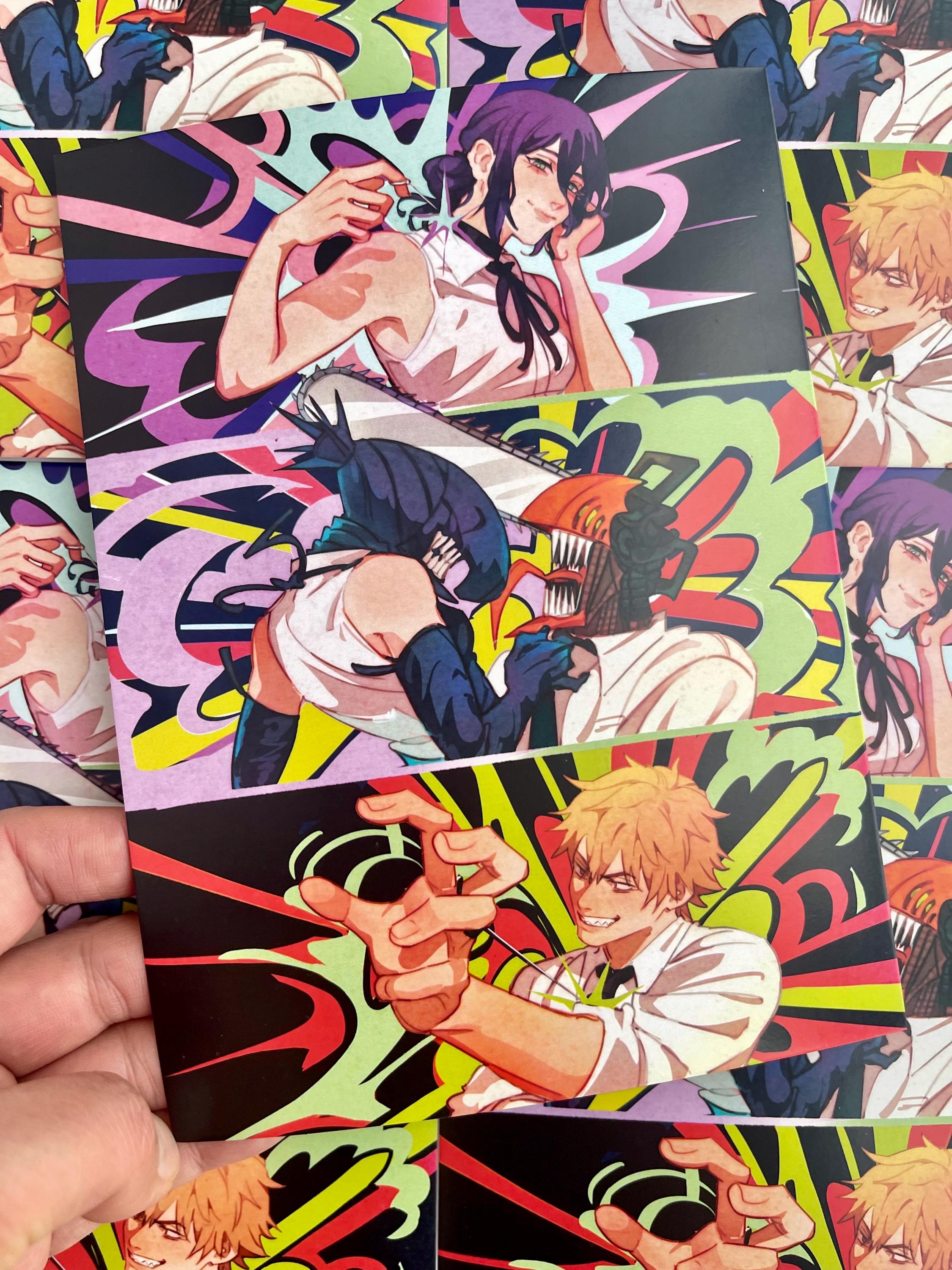 Reze x Denji & Akiangel | All Characters Art Print | Chainsaw man