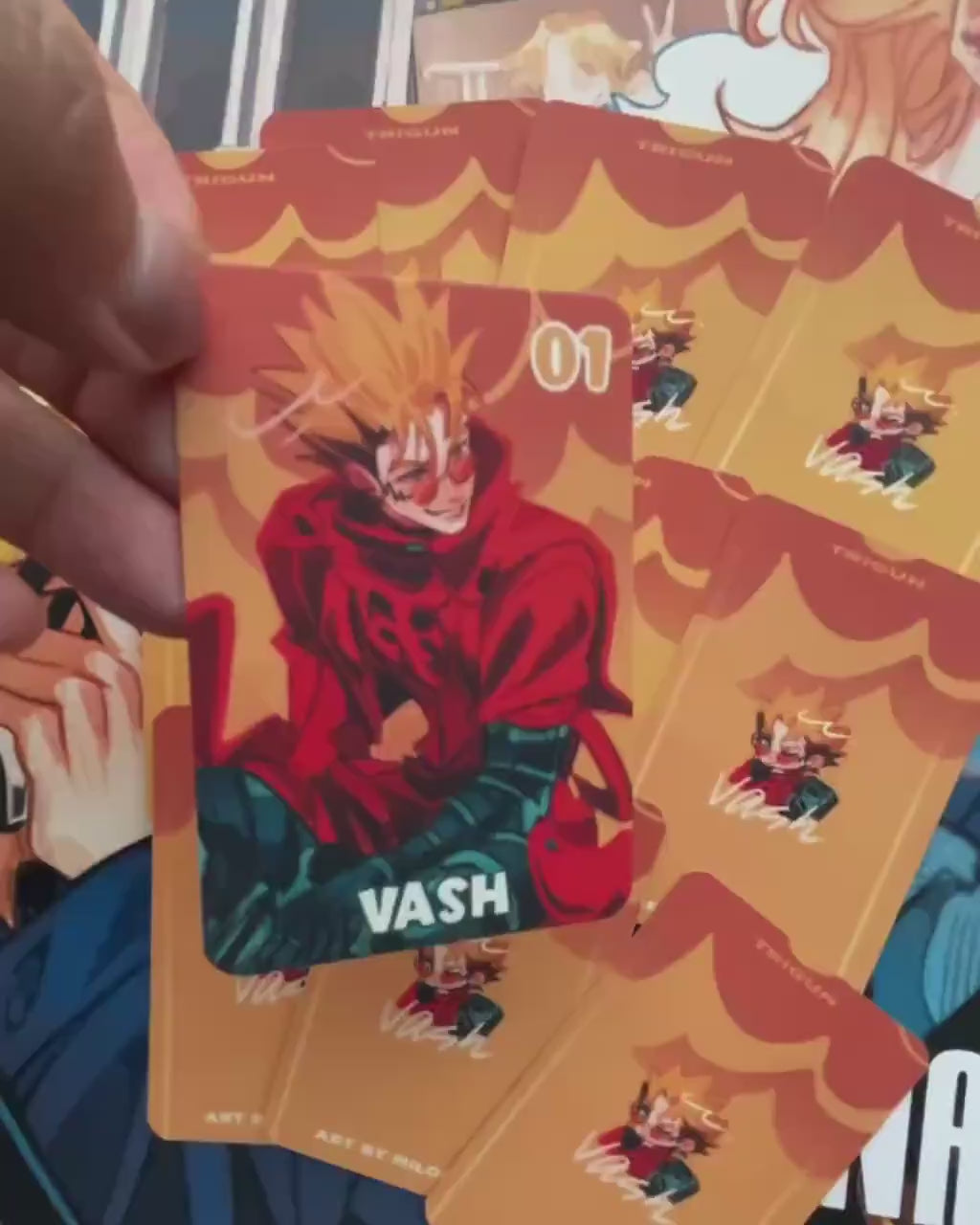 Trigun Vash – Wolfwood | Laminated Cards 62×88 mm