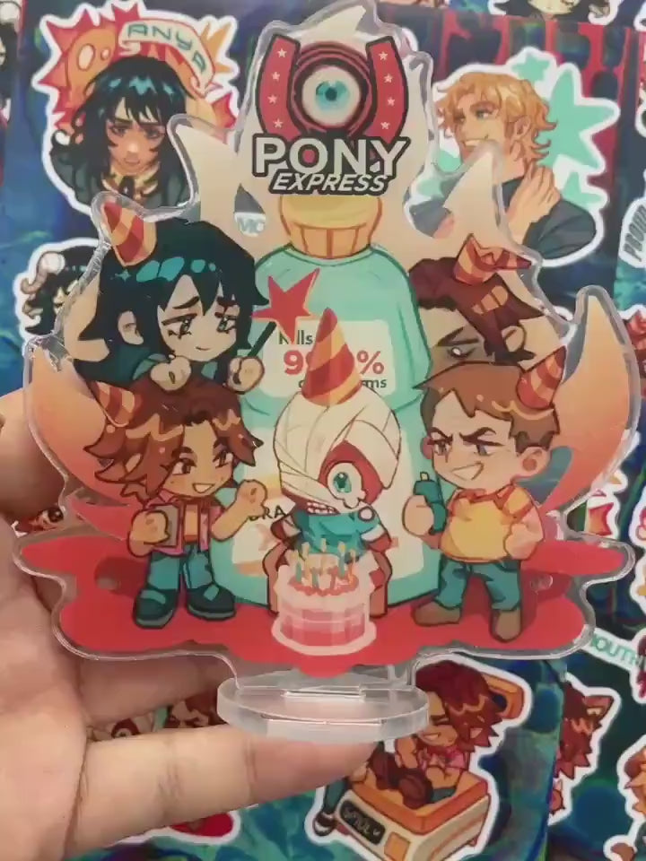 Acrylic Stand MOUTHWASHING size 12 x 13 cm